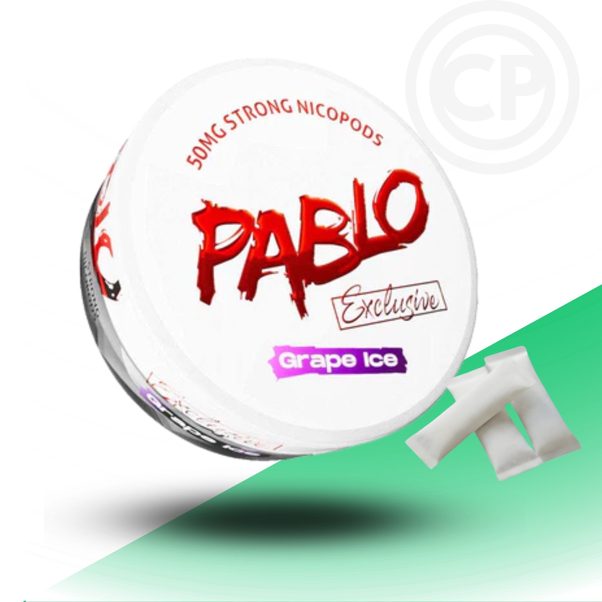 Pablo Exclusive Nicotine Pouches Grape Ice - Cloud Pouches UK