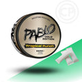 Pablo Gold Edition Tropical Punch nicotine pouches on a white and green background