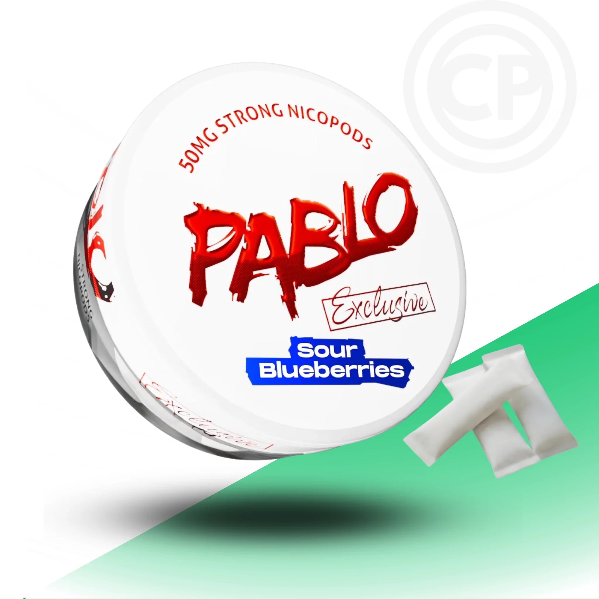 Pablo Exclusive Nicotine Pouches Sour Blueberries - Cloud Pouches UK